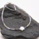 Mother of Pearl Star and Mixed Gemstone Sterling Silver Bracelet