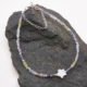 Mother of Pearl Star and Mixed Gemstone Sterling Silver Bracelet