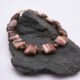 Zebra Jasper and Rhodochrosite Bracelet with Rose Gold Filled Magnetic Clasp