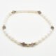 Freshwater Rice Pearl and Smoky Quartz Stretchy Bracelet Freshwater Rice Pearl and Smoky Quartz Stretchy Bracelet