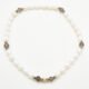 Freshwater Rice Pearl and Smoky Quartz Stretchy Bracelet Freshwater Rice Pearl and Smoky Quartz Stretchy Bracelet