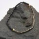 Black Spinel and Pyrite Half and Half Bracelet