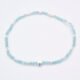 Ocean Apatite and Silver Heart Bracelet