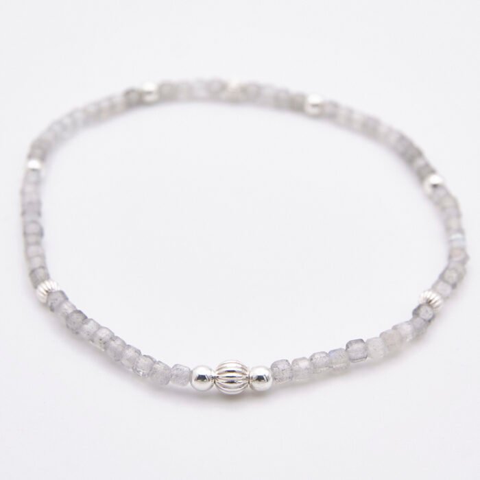 Labradorite and Sterling Silver Bracelet