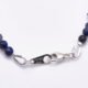 close up of Mixed Gemstone Sunset Colours Bracelet clasp close up of Mixed Gemstone Sunset Colours Bracelet clasp