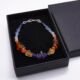 Mixed Gemstone Sunset Colours Bracelet in box Mixed Gemstone Sunset Colours Bracelet in box