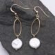Freshwater Coin Pearl Gold Filled Earrings