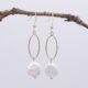 Freshwater Coin Pearl Gold Filled Earrings