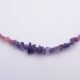 Close up of Mixed Gemstone Sunset Colours Choker Necklace
