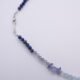 Close up of Mixed Gemstone Sunset Colours Choker Necklace