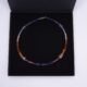 Mixed Gemstone Sunset Colours Choker Necklace in box
