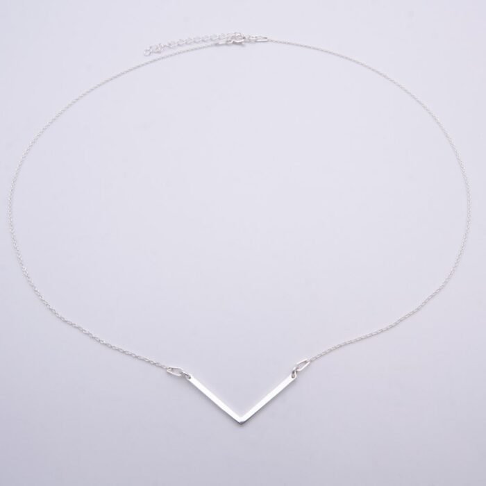 Wide Angle Bar Necklace