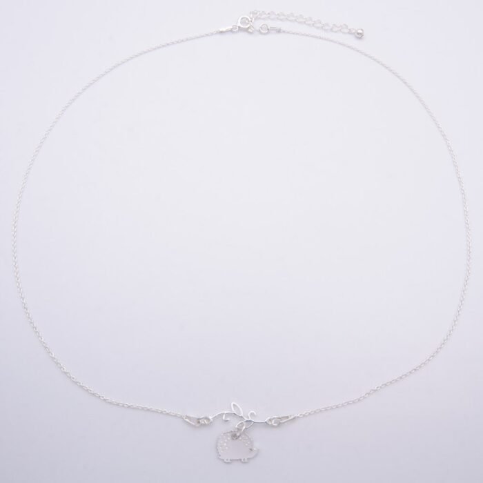 Sterling Silver Hedgehog Pendant Necklace