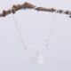 Sterling Silver Hedgehog and Leafy Branch Necklace