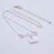 Sterling Silver Hedgehog and Leafy Branch Necklace