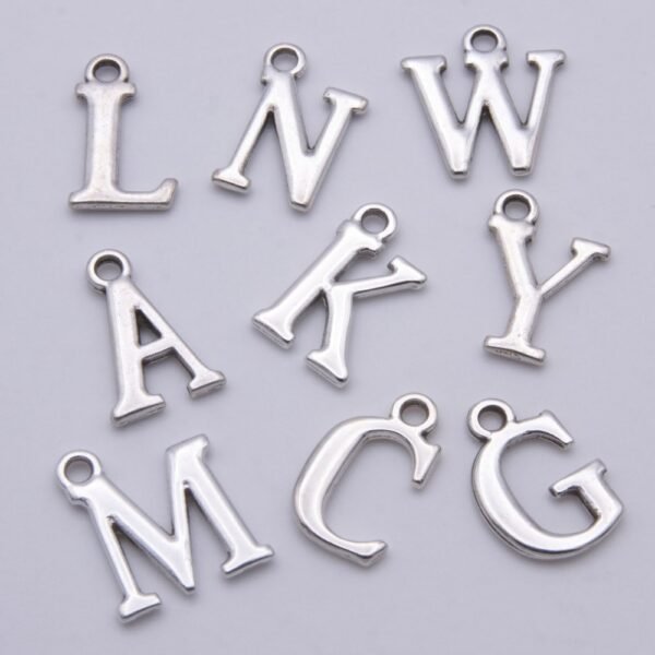 Sterling Silver Initials for jewellery personalisation