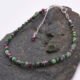 Ruby Zoisite Sterling Silver Bracelet