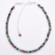 Ruby Zoisite Sterling Silver Bracelet