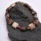 Zebra Jasper and Rhodonite Rose Gold Bracelet