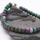 Ruby in Zoisite Chunky Bead Bracelet