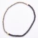 Black Spinel and Pyrite Half and Half Bracelet