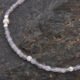Close-up of Labradorite and Sterling Silver Bracelet