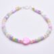 Mother of Pearl and Freshwater Pearl Single Heart Bracelet Mother of Pearl and Freshwater Pearl Single Heart Bracelet shown on flat white surface