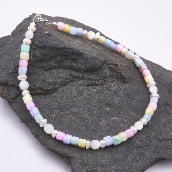 Mother of Pearl and Freshwater Pearl Bead Bracelet