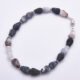 Weathered Agate Monochrome Sterling Silver Bracelet