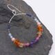 Mixed gemstone hoop earrings Mixed gemstone hoop earrings