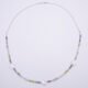 Mixed Gemstone and Mother of Pearl Star Sterling Silver Necklace