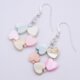 Mother of Pearl Hearth Wreath Earrings Mother of Pearl Hearth Wreath Earrings