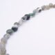 Close up of Labradorite and Moss Agate Necklace