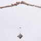 Tourmalinated Quartz Pendant Necklace Hanging Tourmalinated Quartz Pendant Necklace Hanging
