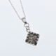 Tourmalinated Quartz Bezel Set Pendant Necklace Tourmalinated Quartz Bezel Set Pendant Necklace