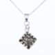 Tourmalinated Quartz Bezel Set Pendant Necklace Tourmalinated Quartz Bezel Set Pendant Necklace