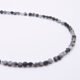 Hawk's Eye Quartz Sterling Silver Necklace Close Up