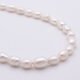 Rustic Freshwater Pearl and Sterling Silver Necklace Close Up