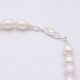 Rustic Freshwater Pearl and Sterling Silver Necklace Clasp