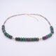 Ruby, Green Apatite and Ruby Zoisite Necklace