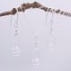 Sterling Silver Robin on Branch Pendant Necklace and Earrings set Sterling Silver Robin on Branch Pendant Necklace and Earrings set shown hanging from twig