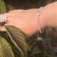 Crystal Quartz Heavyweight Belcher Chain Bracelet, image shows bracelet worn on model's wrist