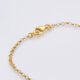 Mixed Bezel-set Pastel Gemstone and Freshwater Pearl Bracelet Mixed Bezel-set Pastel Gemstone and Freshwater Pearl Bracelet, image shows close up of chain and clasp, on plain white background