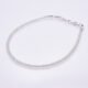 Lemon Quartz Sterling Silver Bracelet on plain white background
