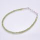 Peridot and Sterling Silver Bracelet, shown on plain white background
